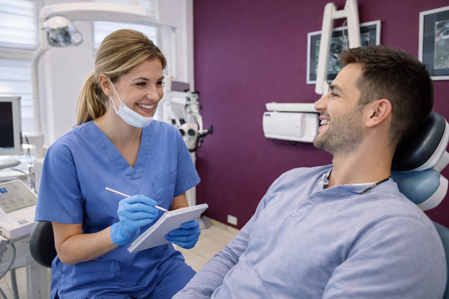 Dentysta Gliwice – leczenie pacjenta